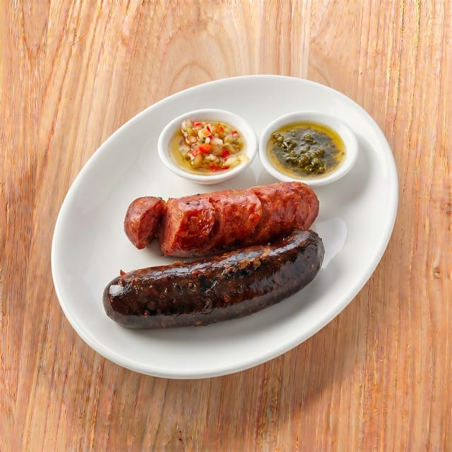 Chorizo y Morcilla [Sausage & Blood Sausage].